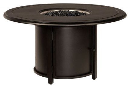 Solid Cast Complete Round Counter Height Fire Table