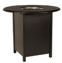 Solid Cast Complete Round Bar Height Fire Table