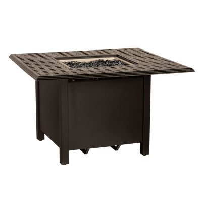 Thatch Complete Square Dining Height Fire Table
