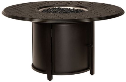 Thatch Complete Round Bar Height Fire Table