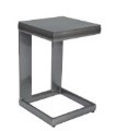 Extruded Aluminum Metropolis Square Umbrella Table