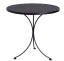 Iron Mesh Top 30” Round Bistro Table