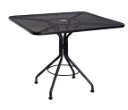 Iron Contract +Plus Mesh 36" Square Bistro Umbrella Table
