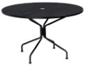 Iron RTA 42” Round Umbrella Table - 4-Spoke with Premium Mesh Top