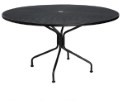 Iron RTA 48” Round Umbrella Table - 8-Spoke with Premium Mesh Top