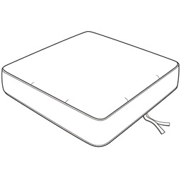 Estate Series Ottoman Replacement Cushion for Mayfair, Somerset, &amp; Stratford