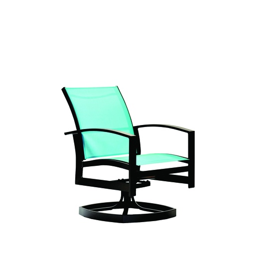 Capstone Sling Swivel Dining Chair