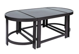 Horizon 3 Piece Oval Cocktail Table