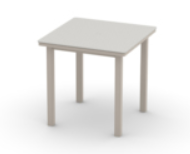 42" Square Balcony Height Table