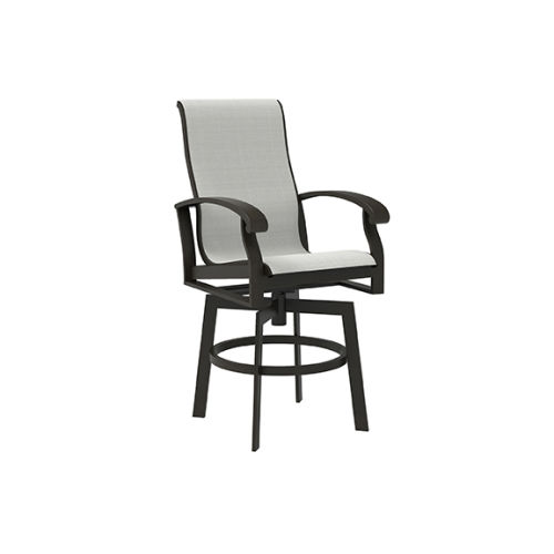Smith Lake Sling Swivel Bar Stool