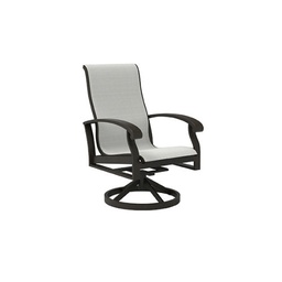 [418-46] Smith Lake Sling HB Swivel Dining Arm Chair