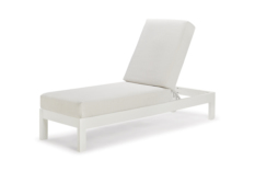 Leeward MGP Cushion Three Position Lay-flat Armless Chaise