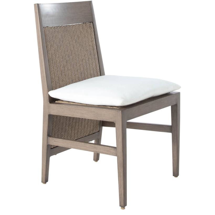 Savannah Aluminum Extended Back Side Chair