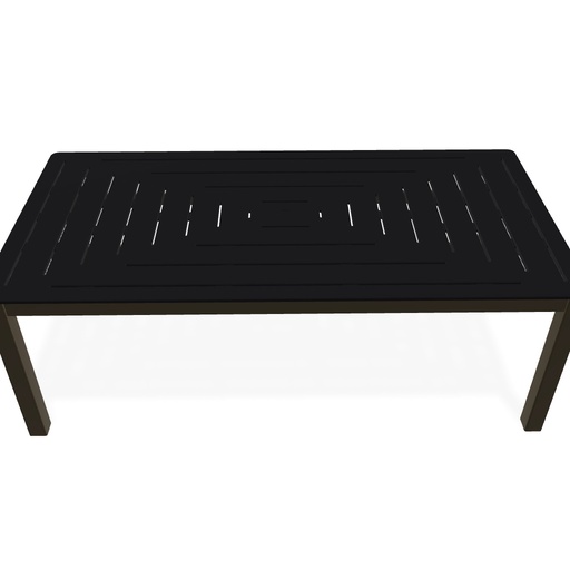 42" x 84" Rectangular MGP Dash Top Table w/Hole