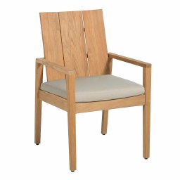 [2892] Ashland Teak Arm Chair