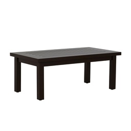 [3323] Club Aluminum Rectangular Coffee Table