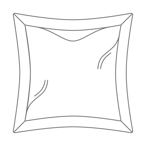 Lily Hive 20x20 Flanged Fiber Throw Pillow