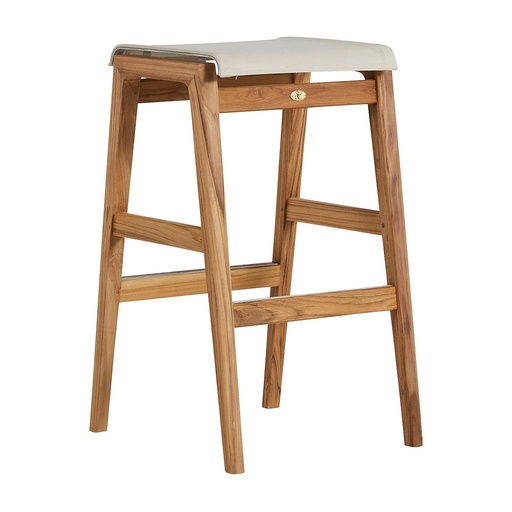Coast Teak 30" Backless Barstool