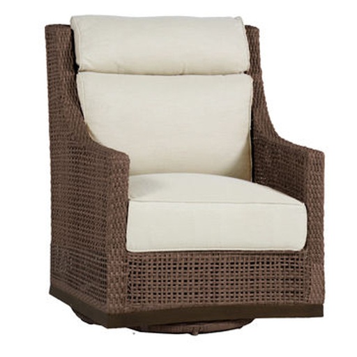 Peninsula Woven Swivel Glider