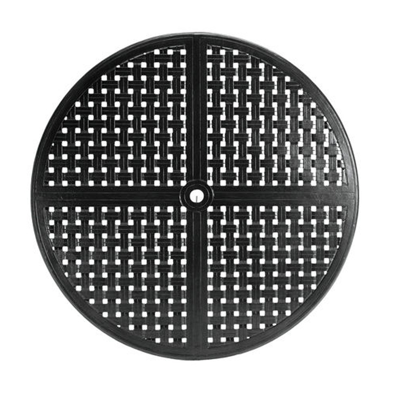 Double Lattice Aluminum 36 Round Table Top