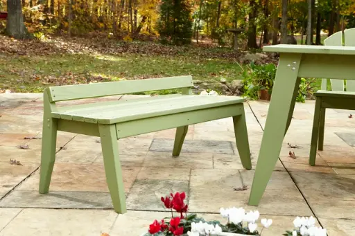 Plaza Four Seat Bench with No Back