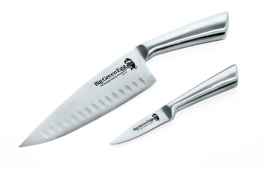 Knife Set Stainless Steel 2 Piece - 8" Chef and 3.5" Paring