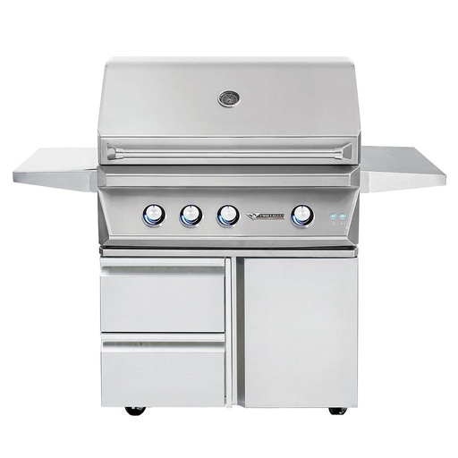 [TEGB36SD-B] Dometic Twin Eagles 36" Grill Base with Storage Drawers & Single Door